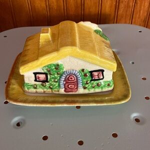 Antique Cottage Cheese Dish